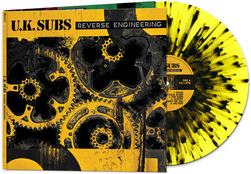UK Subs - Reverse Engineering [Yellow/Black Splatter] { vinyl }