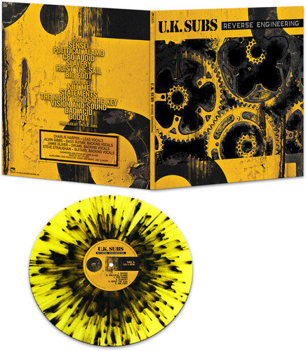 UK Subs - Reverse Engineering [Yellow/Black Splatter] { vinyl }