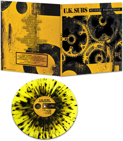 UK Subs - Reverse Engineering [Yellow/Black Splatter] { vinyl }