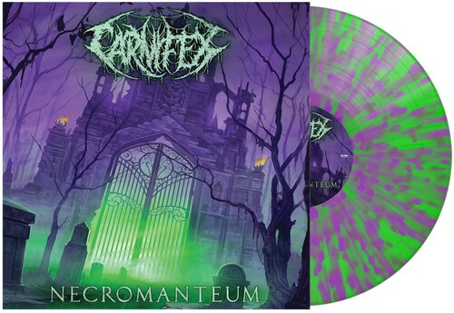 Carnifex - Necromanteum - Neon Green W/ Purple Splatter { vinyl }