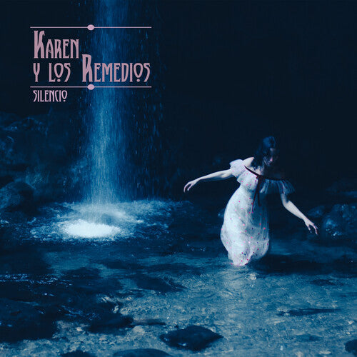 Karen Y Los Remedios - Silencio - Black & Blue Galaxy Effect { vinyl }