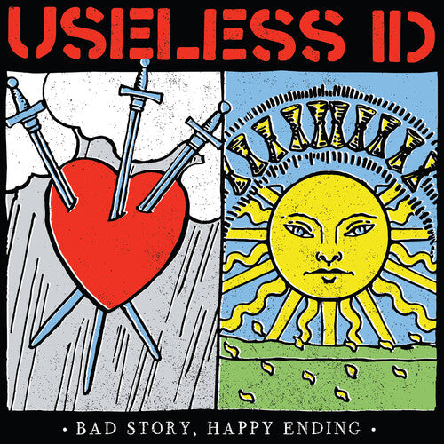 Useless ID - Bad Story, Happy Ending - Red/white Splatter { vinyl }