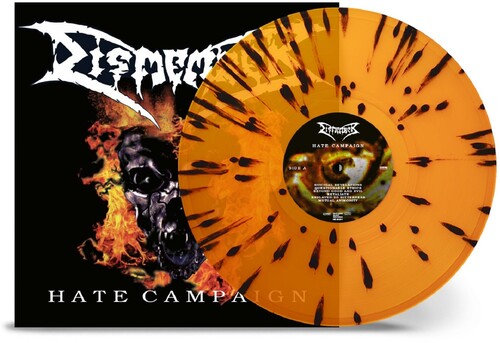 Dismember - Hate Campaign [Transparent Orange/Black Splatter] { vinyl }