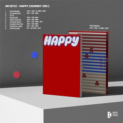 Jin ( BTS ) - Happy (Ver. 1 Journey) { vinyl }