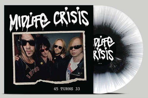Midlife Crisis - 45 Turns 33 [Black/White Splatter] { vinyl }