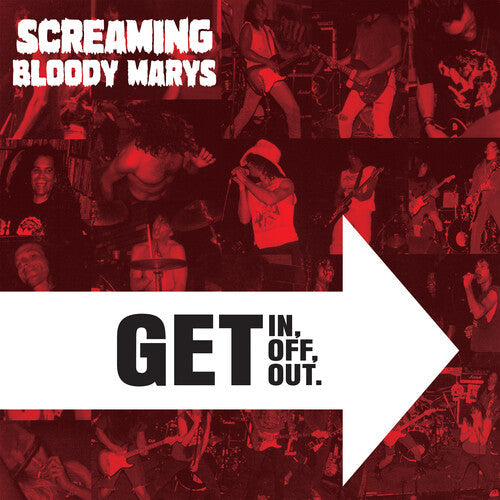Screaming Bloody Marys - Get in, Get Off. Get Out. [Clear] { vinyl }