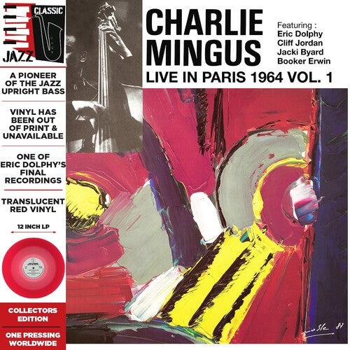 Charlie Mingus - Live in Paris, 1964 Vol. 1 [Translucent Red] { vinyl }