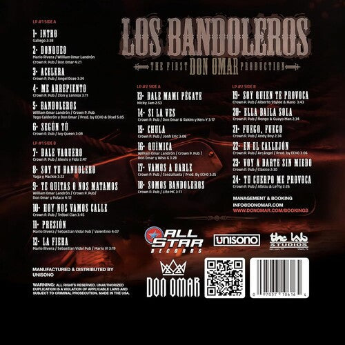 Don Omar - Los Bandoleros [2LP] { vinyl }