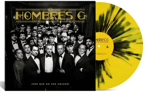 Hombres G - Por Que No Ser Amigos? [Yellow & Black Splatter] { vinyl }