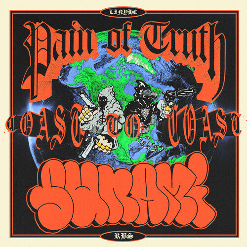 Pain of Truth - Coast to Coast - Half Doublemint Green/Half Blue { vinyl }