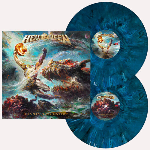 Helloween - Giants & Monsters (Pumpkin Etching & Booklet) [2LP Ocean Blue Marble] { vinyl }