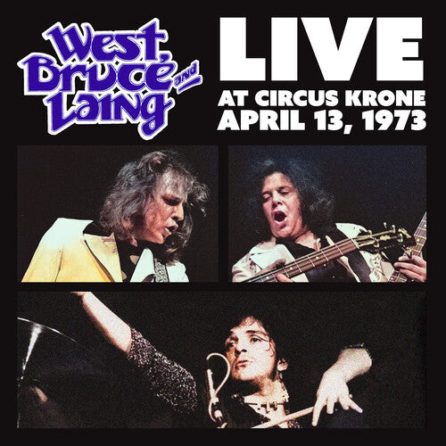 West Bruce And Laing - Live At Circus KroneFrankfurt Germany - April 13 1973 [Clear Frosted Glass] { vinyl }