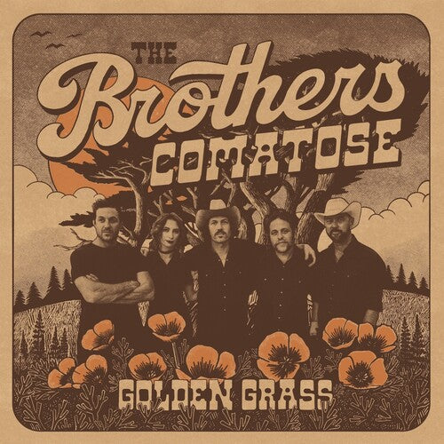 The Brothers Comatose - Golden Grass [Orange & Blue Splatter] { vinyl }
