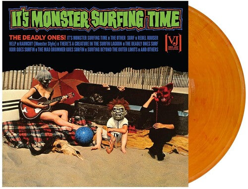 Deadly Ones - It's Monster Surfing Time (All-analog) [Orange] { vinyl }