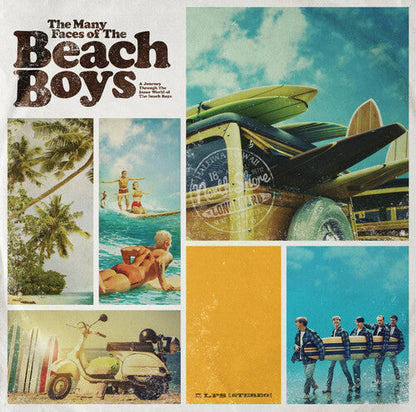 Many Faces Of The Beach Boys / Various - Yellow Marble & Cyan Marble Vinyl