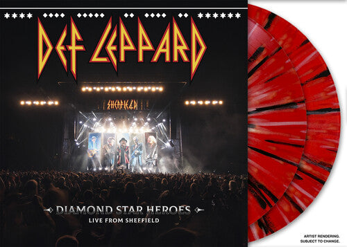 Def Leppard - Diamond Star Heroes: Live From Sheffield [2LP Red & Black Splatter] { vinyl }