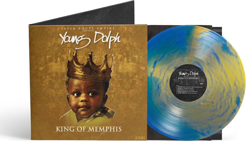 Young Dolph - King Of Memphis (10 Year) (Royalty Blue/Gold)