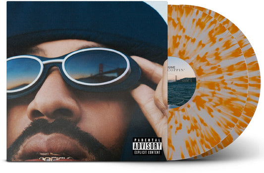 [PRE-ORDER] Larry June - Who Coppin (Indie Exclusive Clear & Orange Splatter)