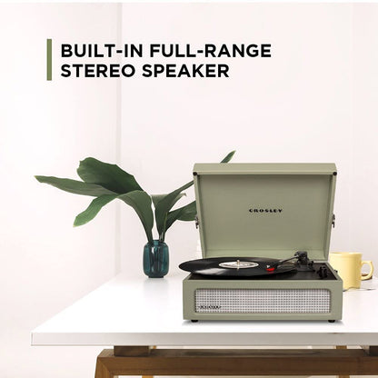 Crosley Voyager Plus - Bluetooth Turntable (Sage) [Tech & Turntables]