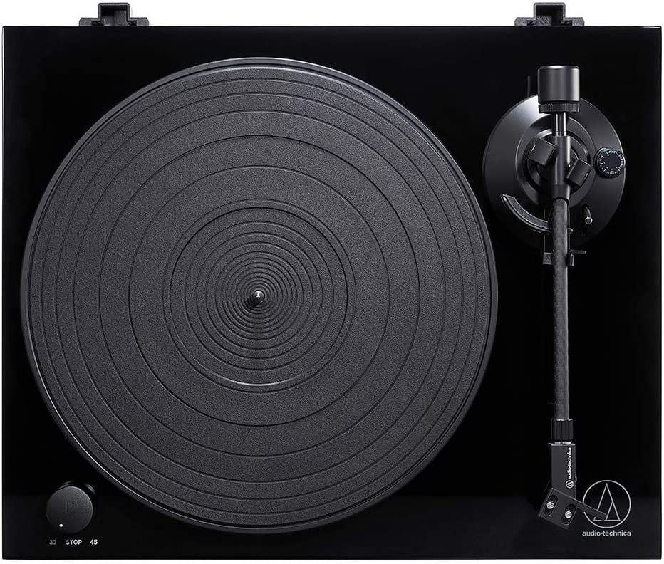 Audio-Technica AT-LPW50PB Belt Drive Turntable (Piano Black) [Tech & Turntables]
