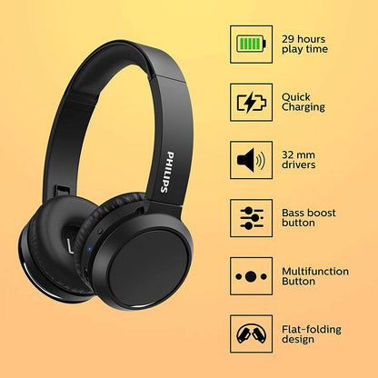 Philips On-Ear Headphones H4205BK/00 (Black) [Accessories]