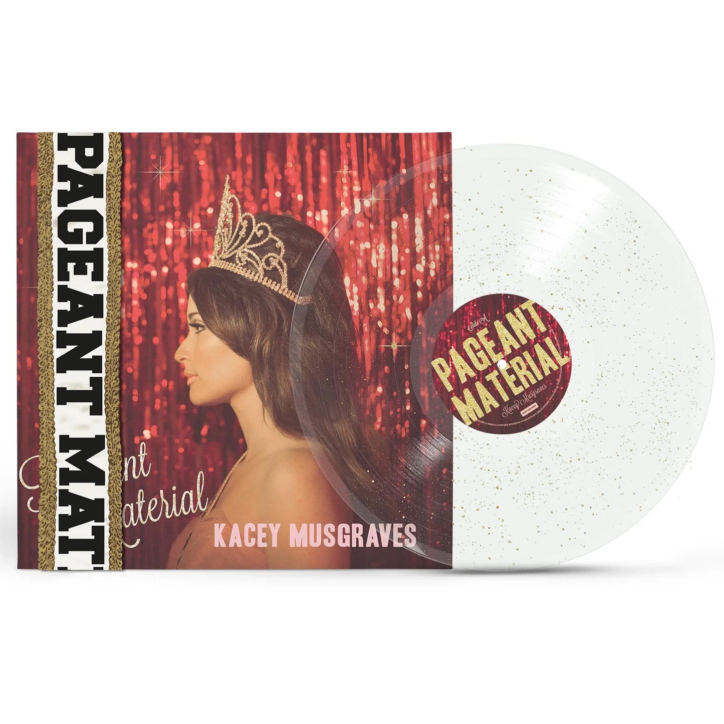 Kacey Musgraves - Pageant Material (10 Year Anniversary) [Clear Gold Glitter] { vinyl }