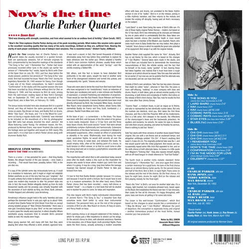 Charlie Parker - Now's The Time [180-Gram Yellow Colored LP With Bonus Tracks] { vinyl }