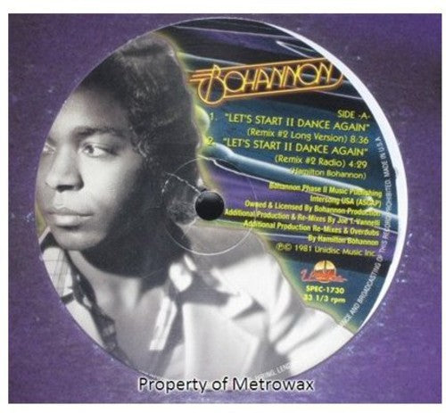 Hamilton Bohannon - Let's Start to Dance Again 2 { vinyl }