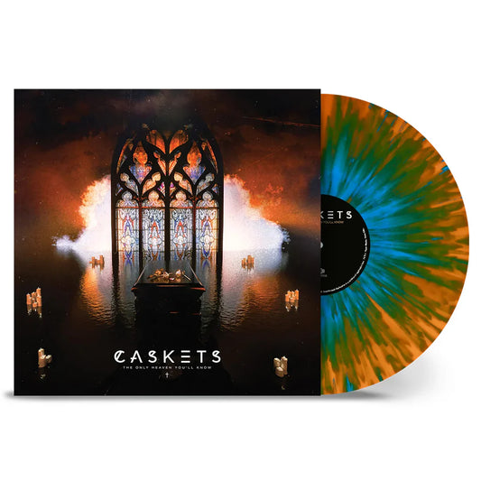 Caskets - The Only Heaven Youll Know [Orange & Blue Splatter] { vinyl }