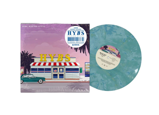Hybs - Making Steak (Global Edition) [Translucent teal with aqua marble] { vinyl }