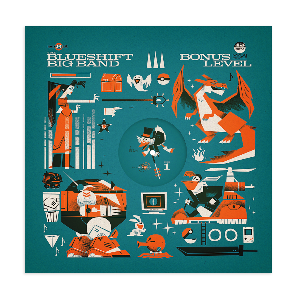 Joystick Jazz: The Blueshift Big Band Plays Iconic Video Game Hits (Bonus Level) { vinyl }