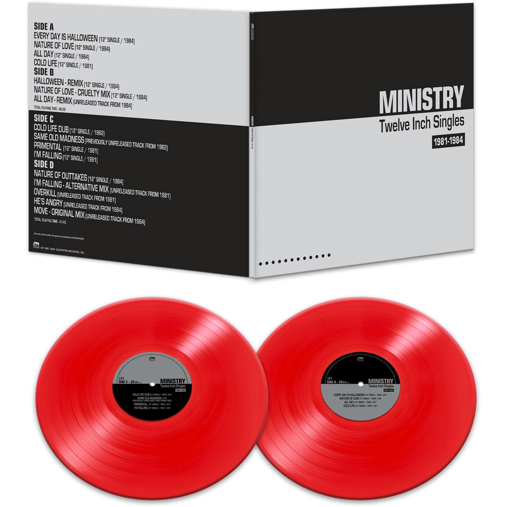 Ministry - 12" Singles 1981-1984 [Red 2LP] { vinyl }