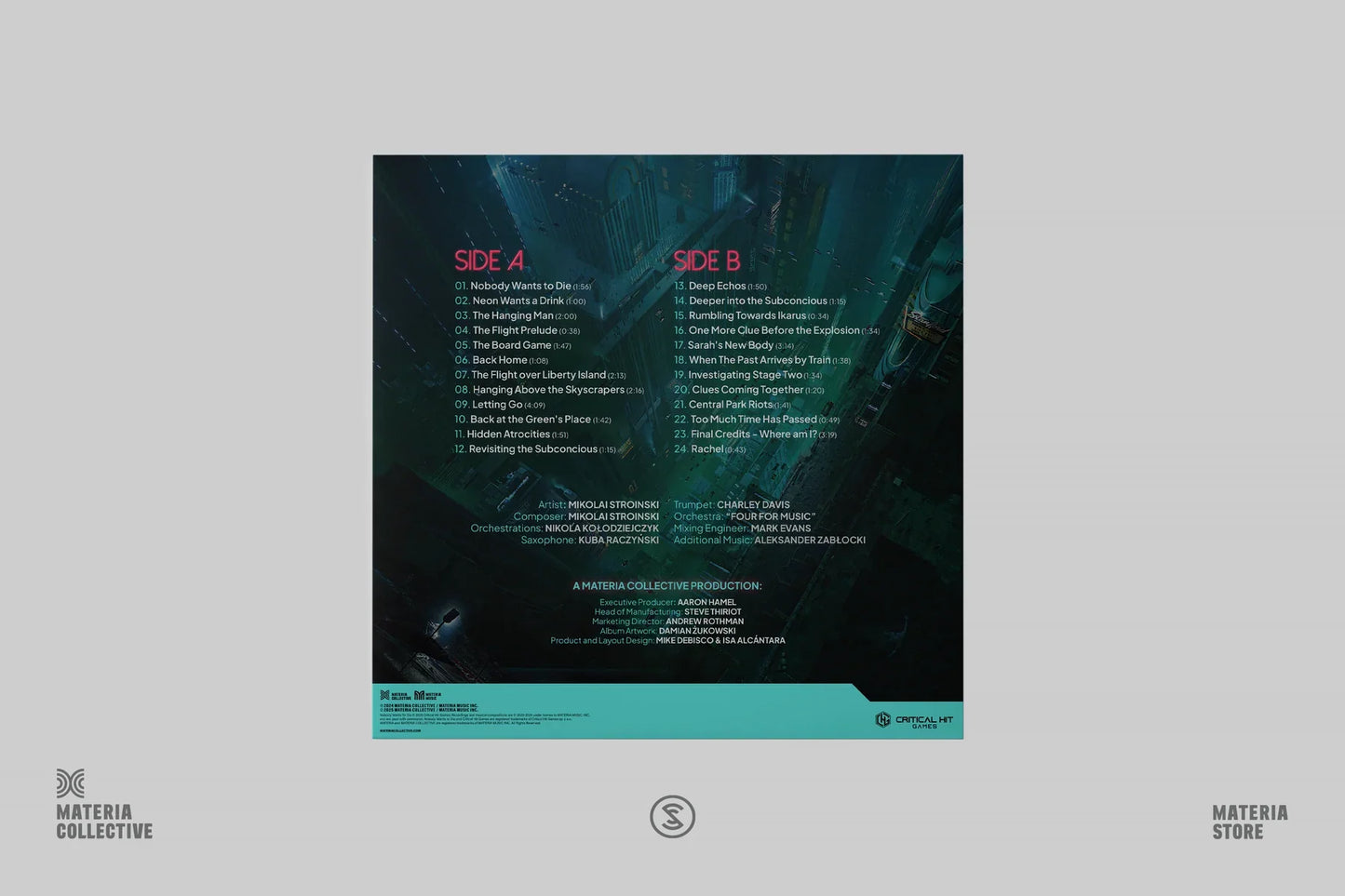 Nobody Wants to Die (Original Soundtrack) { vinyl }