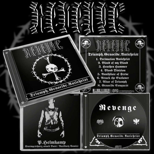 Revenge - Triumph.Genocide.Antichrist CD { vinyl }