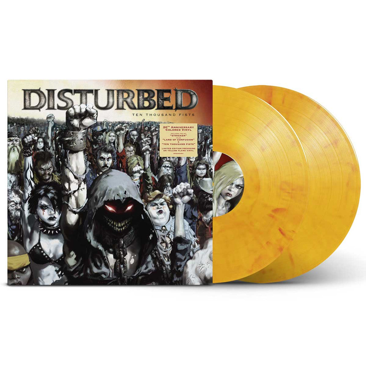 Disturbed - Ten Thousand Fists [2LP Yellow Flame] { vinyl }