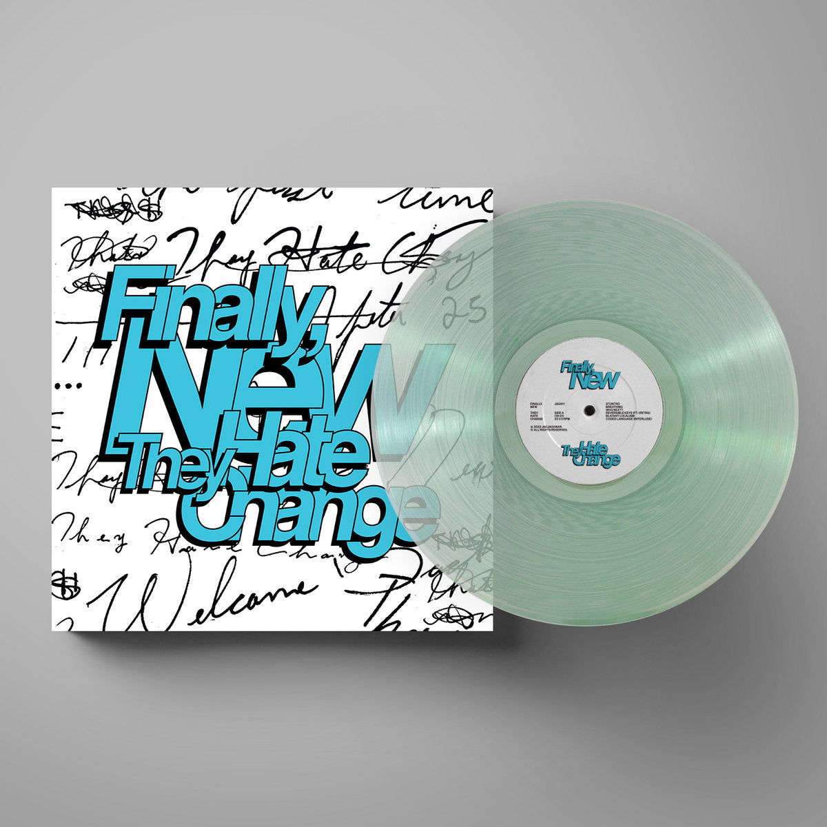 They Hate Change - Finally, New [Coke Bottle Clear] { vinyl }