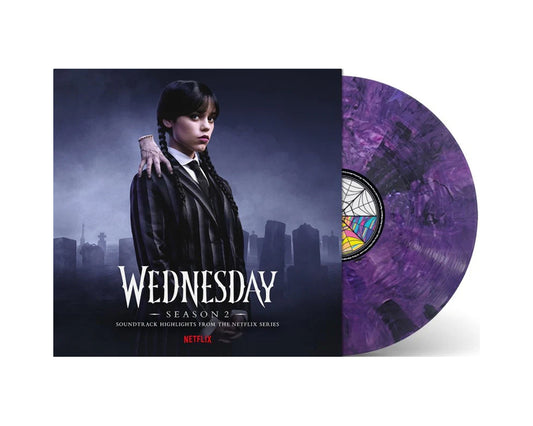 Wednesday Addams - Wednesday: Season 2 (Soundtrack Highlights from the Netflix Series) [Purple & Black Blended Transparent] { vinyl }
