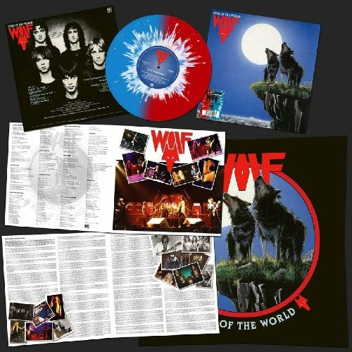 Wolf - Edge Of The World [Red/Blue/White Splatter] { vinyl }
