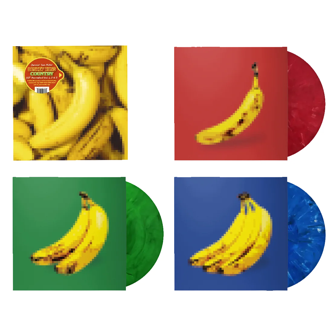 Donkey Kong Country 1, 2 & 3 OST Recreated { vinyl }